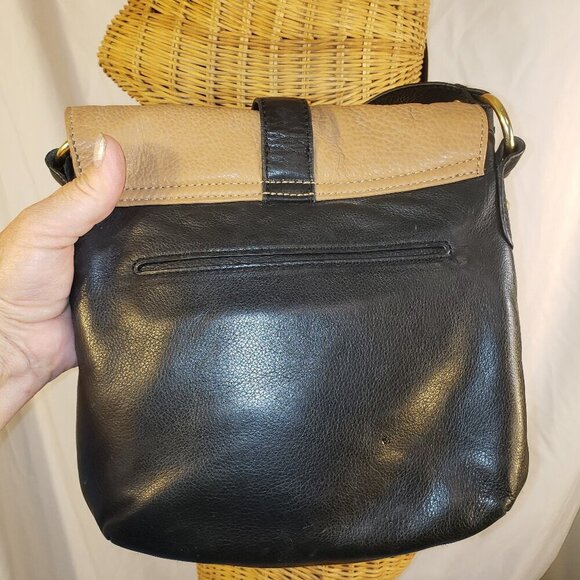 Vintage Via Neroli Leopard Print & Leather Crossbody Handbag - Picture 4 of 15